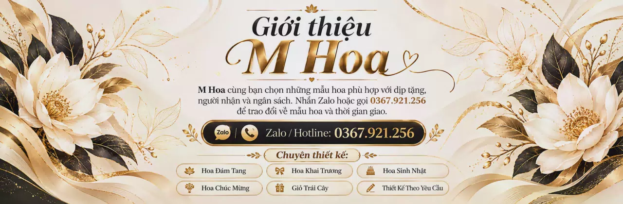 Ảnh bìa Shop hoa tươi Xã Tu Bông Khánh Hoà - Một món hoa, nhiều điều muốn nói